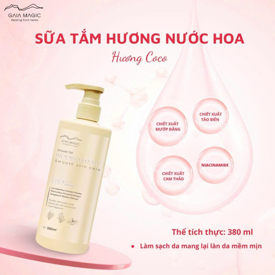 Sữa tắm hương nước hoa - hương Coco